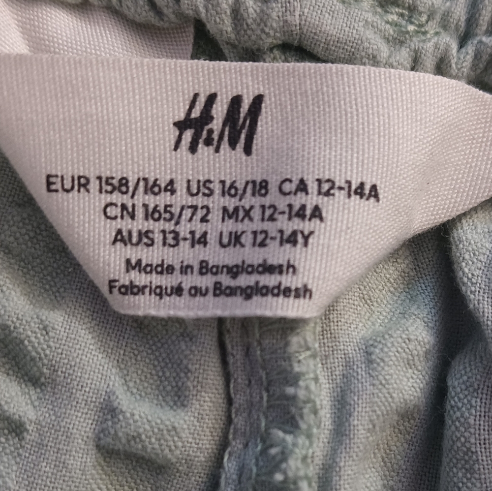 🔆𝟲/$𝟮𝟬 𝑯&𝑴 𝑮𝒊𝒓𝒍𝒔 𝑴𝒊𝒏𝒕 𝑮𝒓𝒆𝒆𝒏 𝑯𝒊-𝑹𝒊𝒔𝒆 𝑺𝒉𝒐𝒓𝒕𝒔 - Picture 7 of 10